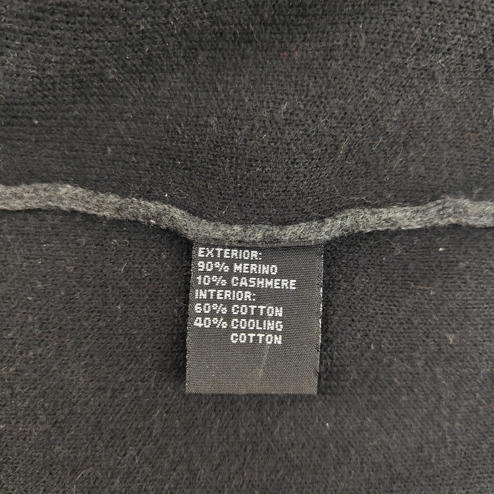 Mack‎ Weldon Tech Cashmere V Neck Sweater Mens XL Dark Gray Merino Wool Blend - Picture 4 of 10